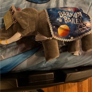 Barnum & Bailey Elephant Plush with Decorative Cape